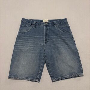 Mecca Jeans Shorts Jorts Men 38 Blue Faded Denim High Rise Grunge Y2K Skateboard